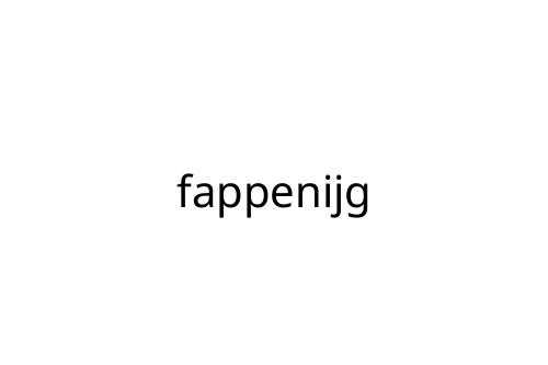 fappenijg