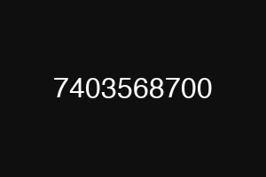 7403568700