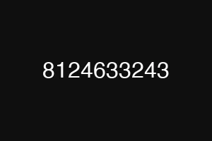 8124633243