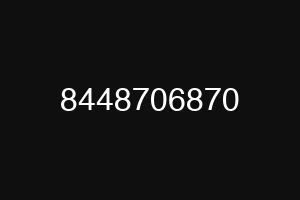 8448706870