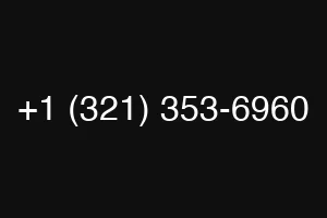 +1 (321) 353-6960